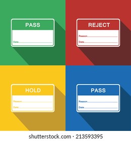 Manufacturing Tags for Quality Control Use 