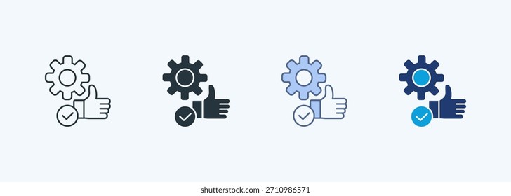 Manufacturing Test Multiple Style Icon Collection