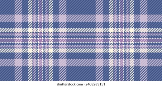 Manufacturing texture vector check, fancy textile pattern plaid. Brazil tartan background fabric seamless in blue and light colors.