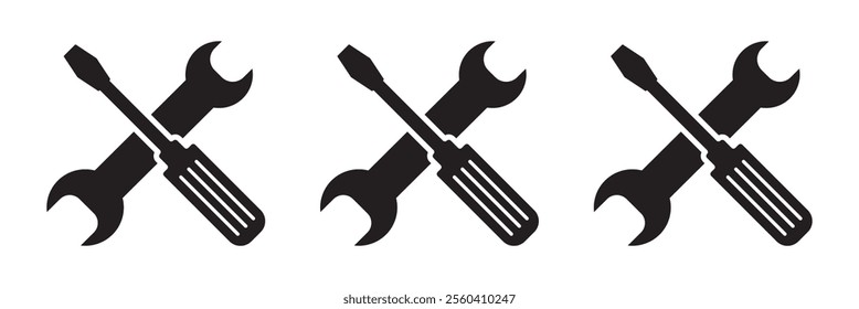 Manufacturing vector black flat, line icons. Service vector icon designs isolated on transparent background. Working tools collection. Repair and construction supplies set. Sketch vintage vector.