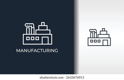 Manufacturing Vector, Icon Or Logo Sign Isolated Symbol Illustration