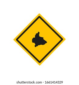 Manufahi region map in East Timor country