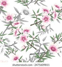 manuka kanuka patrón para tela y estampado textil