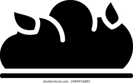 manure glyph icon illustration vector