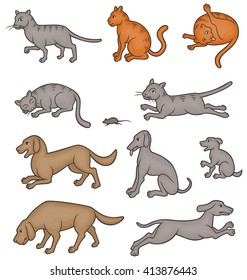 Manuscript Cats and Dogs