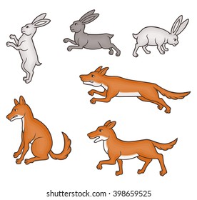 Manuscript Foxes and Rabbits