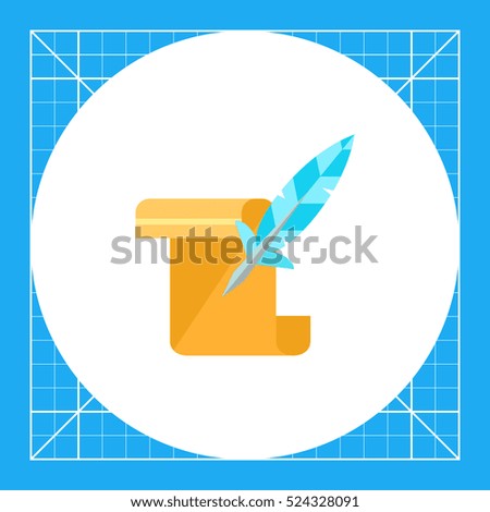 Manuscript as History Concept Icon