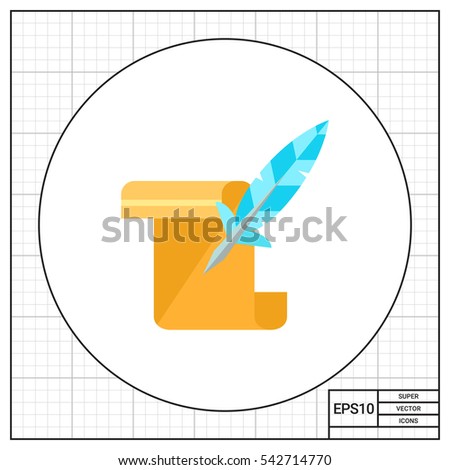 Manuscript as History Concept Icon
