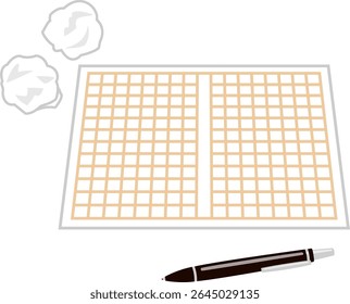 Papel manuscrito e papel laminado