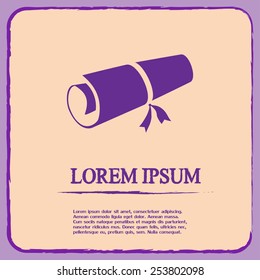  manuscript vector icon 