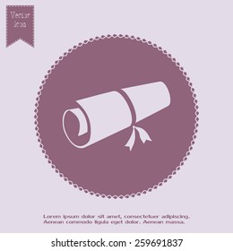  manuscript vector icon 