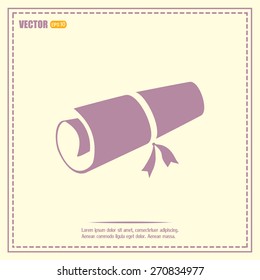  manuscript vector icon 