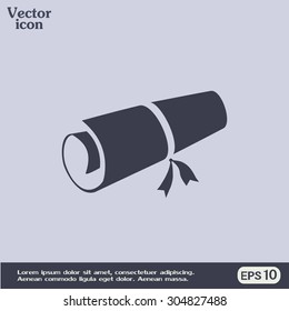  manuscript vector icon 