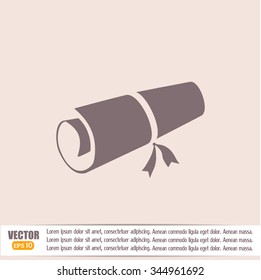  manuscript vector icon 