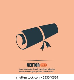  manuscript vector icon 