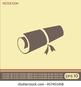  manuscript vector icon 