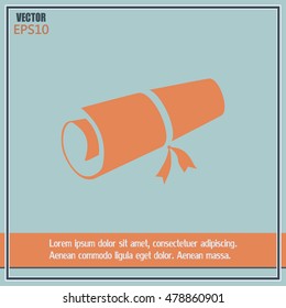  manuscript vector icon 