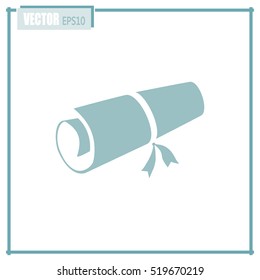  manuscript vector icon 