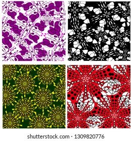 Many abstract fashion patterns.