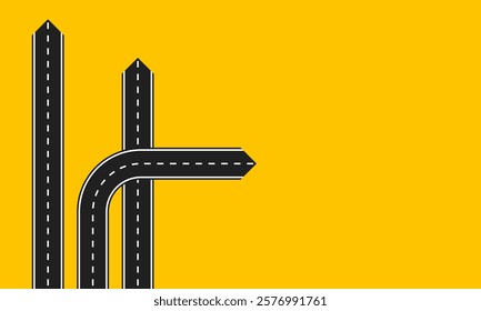 many arrows in one direction and one arrow with different way, business innovations or new strategy vector concept