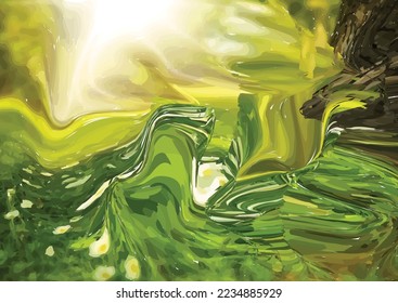 Many beautiful design backgrounds. Which is done in Illustrator.