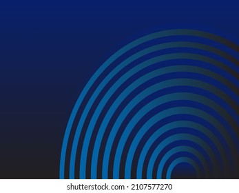many blue circles space background