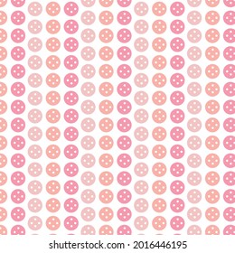 Muchos botones con colores rosados