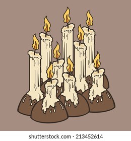 Many candles