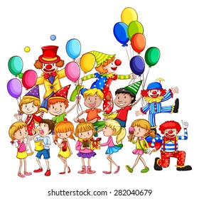 Children Party Clipart Images Stock Photos Vectors Shutterstock