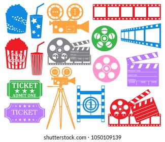 Many cinema monogram designs.