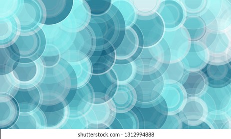 Many circles chaos, transparent vector shapes for infographics