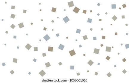 Many Classy, Stylish, Modern and Good Looking Blue and Grey Confetti on White Background