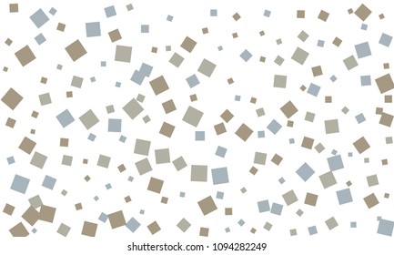 Many Classy, Stylish, Modern and Good Looking Blue and Grey Confetti on White Background