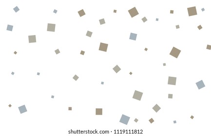 Many Classy, Stylish, Modern and Good Looking Blue and Grey Confetti on White Background