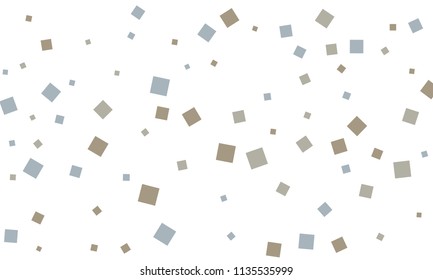 Many Classy, Stylish, Modern and Good Looking Blue and Grey Confetti on White Background