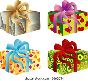 Many Color Gift boxes