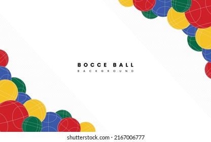 Many Colorful Bocce Ball Backgrounds Can be Used For Design Purposes with a Bocce Ball Sports Theme.