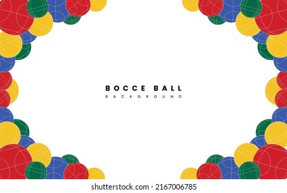 Many Colorful Bocce Ball Backgrounds Can be Used For Design Purposes with a Bocce Ball Sports Theme.