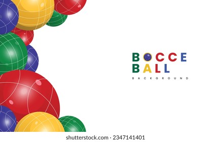 Many Colorful Bocce Ball Backgrounds Can be Used For Design Purposes with a Bocce Ball Sports Theme.