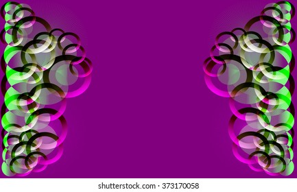 Many colorful circles