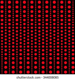 Many colorful circles of different sizes. Vector with geometric print. Abstract colorful pattern.