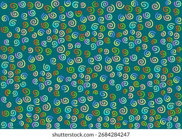 Muchos patrones coloridos y hermoso diseño