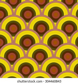 Many colourful circles pattern. Abstract pattern with geometric objects.