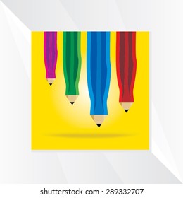 many creative pencil vector illustration 