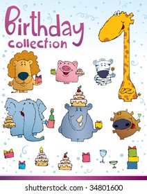 many different animals illustration