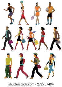 many different people