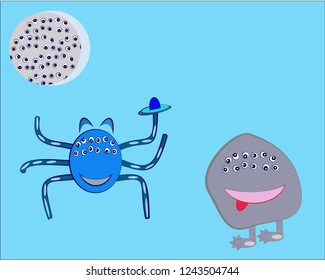 many eye tentacles magical creatures