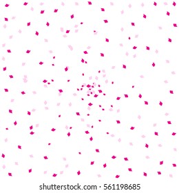 Many Falling Pink Tiny Confetti Isolated Stock Vector (Royalty Free ...