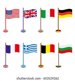 Many flags