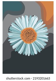 Many flowers bouquet vector illustration design element

